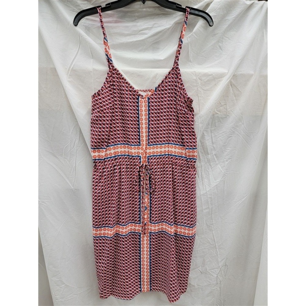 NWOT Glam Boutique M Medallion Spaghetti Strap Red Blue Mini Dress 123123
